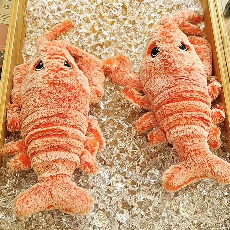 New Arrival Simulated Chirping Sparrow Bird Cat Plush Toy Automatic Touch Activated Crab and Lobster Flapping Wings Kitten Toy